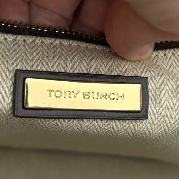 🐍SALE🐍Tory Burch Thea Exotic Web Large Shoulder Bag snakeskin and suede - Picture 9 of 9